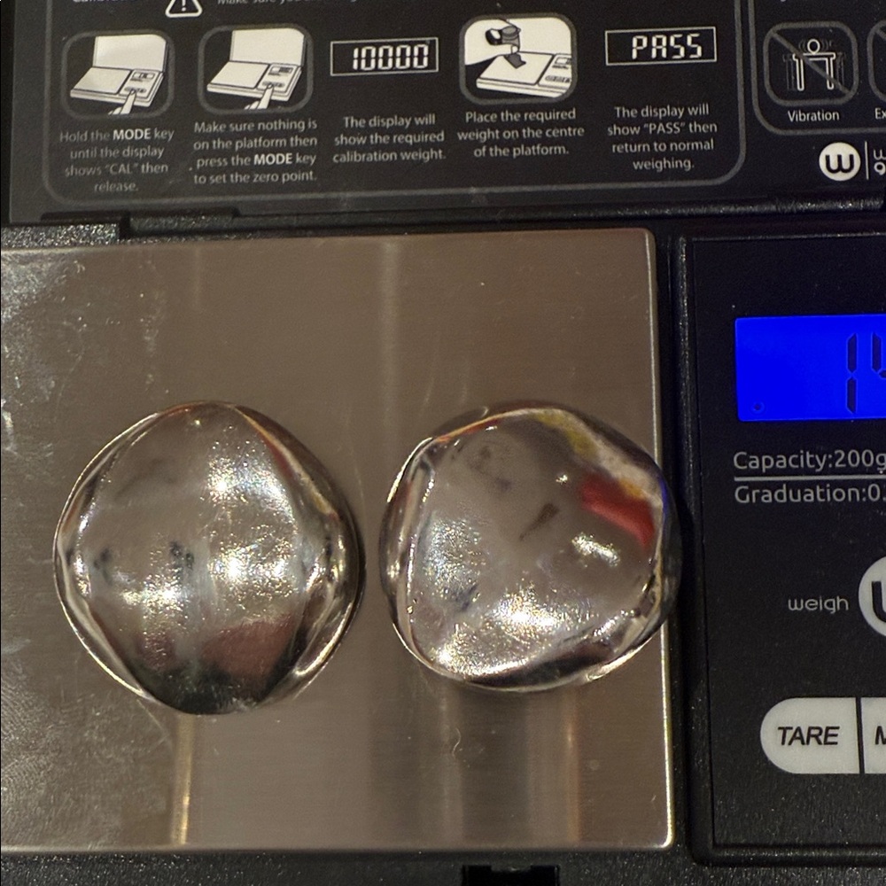 Silver Metal Decorative Pieces